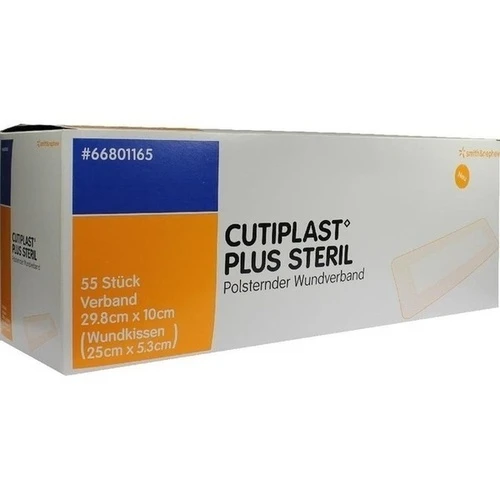 Cutiplast 10x29.8cm plus steril, 55 Stk., Smith & Nephew GmbH