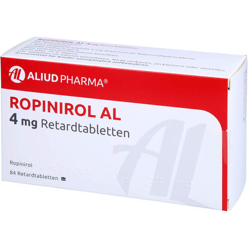 Ropinirol AL 4 mg Retardtabletten, 84 Stk., Aliud Pharma GmbH