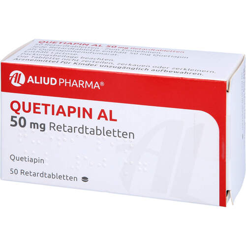 Quetiapin AL 50 mg Retardtabletten, 50 Stk., Aliud Pharma GmbH