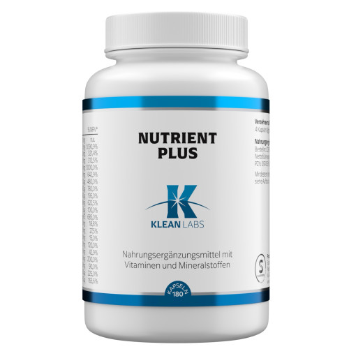 Nutrient Plus KLEAN LABS, 180 Stk., Supplementa GmbH