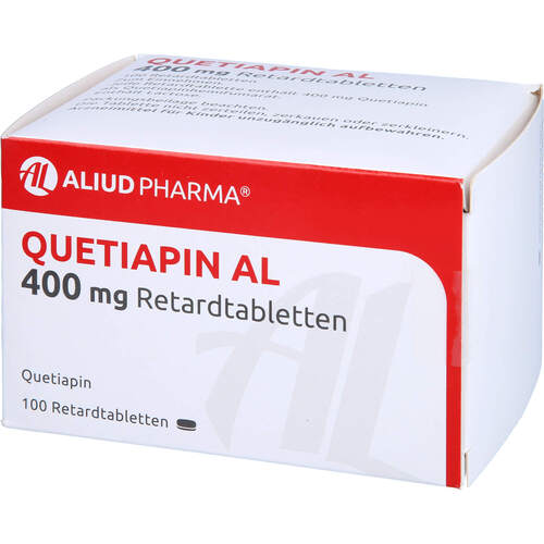Quetiapin AL 400 mg Retardtabletten, 100 Stk., Aliud Pharma GmbH