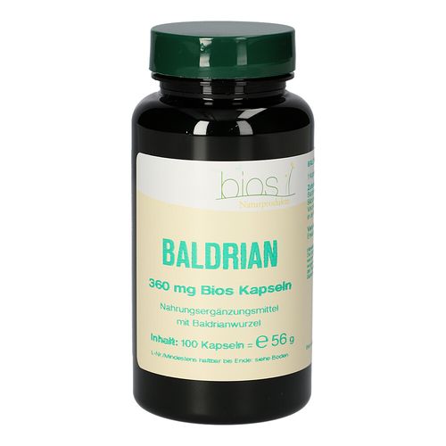 Baldrian 360mg Bios Kapseln, 100 Stk., Bios Medical Services