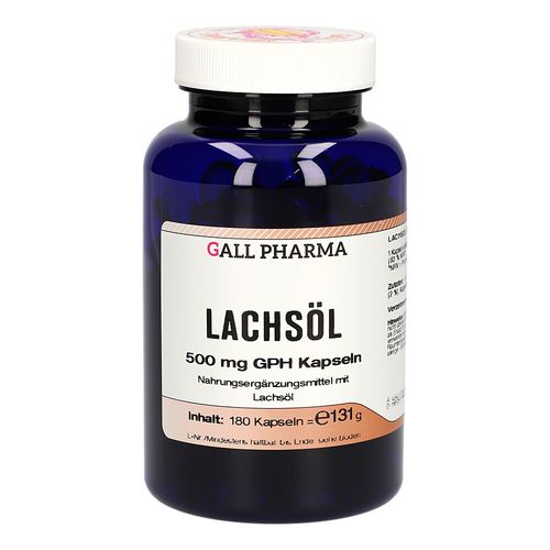 Lachsöl 500 mg GPH Kapseln, 180 ST, Hecht-Pharma GmbH