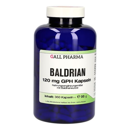 Baldrian 120 mg GPH Kapseln, 360 Stk., Hecht-Pharma GmbH