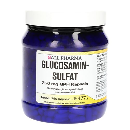 GLUCOSAMINSULFAT 250mg GPH Kapseln, 750 Stk., Hecht-Pharma GmbH