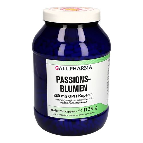 Passionsblumen 289 mg GPH Kapseln, 1750 Stk., Hecht-Pharma GmbH