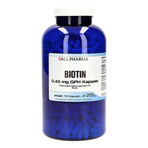 Biotin 0.45 mg GPH Kapseln, 750 Stk., Hecht-Pharma GmbH