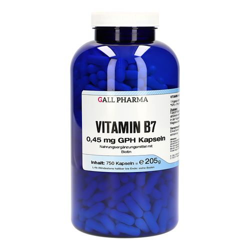 Vitamin B7 0.45 mg GPH Kapseln, 750 Stk., Hecht-Pharma GmbH