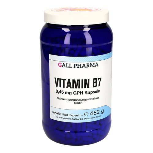 Vitamin B7 0.45 mg GPH Kapseln, 1750 Stk., Hecht-Pharma GmbH