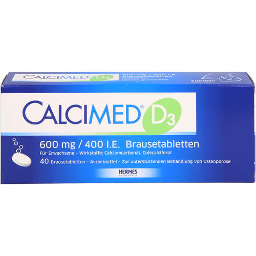 Calcimed D3 600mg/400 I.E., 40 Stk., Hermes Arzneimittel GmbH