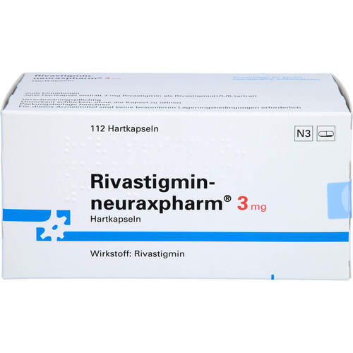 Rivastigmin-neuraxpharm 3 mg Hartkapseln, 112 Stk., neuraxpharm Arzneimittel GmbH