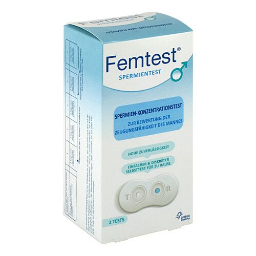 FEMTEST Spermientest, 2 Stk., Omega Pharma Deutschland GmbH