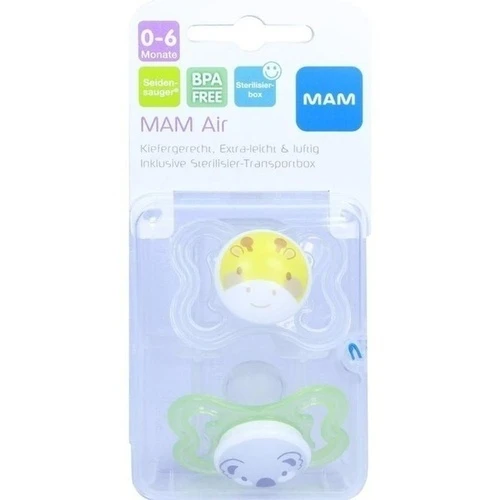 MAM Air Silikon 0-6 Monate, 2 Stk., Mam Babyartikel GmbH