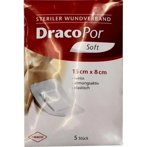DRACOPOR Wundverband 15cmx8cm steril, 5 Stk., Dr. Ausb&uuml;ttel GmbH & Co. KG
