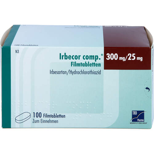 Irbecor comp. 300mg/25mg Filmtabletten, 100 Stk., TAD Pharma GmbH