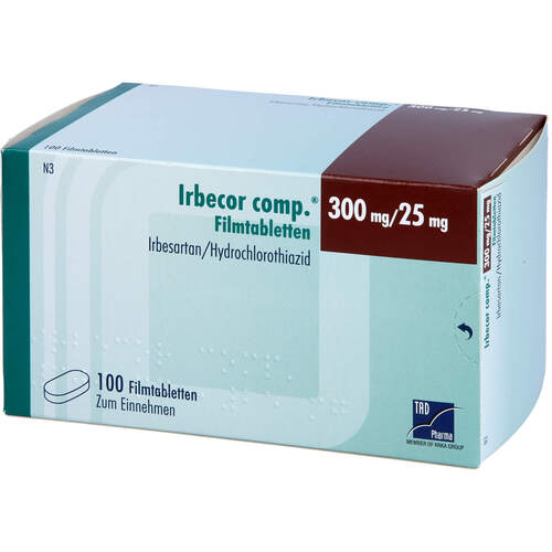 Irbecor comp. 300mg/25mg Filmtabletten, 100 Stk., TAD Pharma GmbH