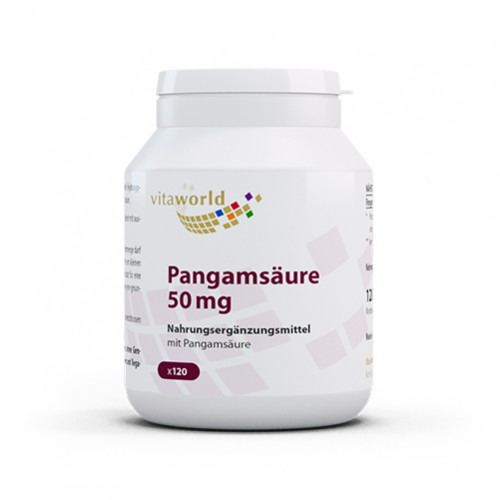 PANGAMS&Auml;URE 50 mg Vitamin B15 Kapseln, 120 Stk., Vita World GmbH