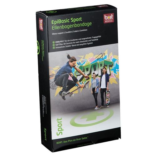 BORT EpiBasic Sport schwarz x-large, 1 Stk., Bort GmbH