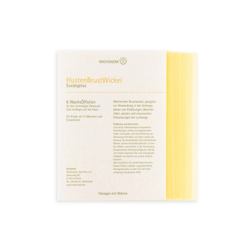 Hustenbrustwickel Eucalyptus, 6 Stk., Wachswerk Dirk Otto e.K.