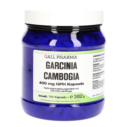 Garcinia cambogia 400mg GPH Kapseln, 750 Stk., Hecht-Pharma GmbH Garcinia cambogia 400mg GPH Kapseln, 750 Stk., Hecht-Pharma GmbH
