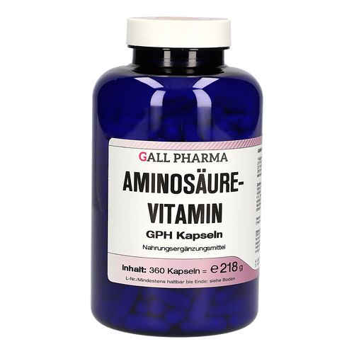 Aminosäure-Vitamin GPH Kapseln, 360 Stk., Hecht-Pharma GmbH Aminosäure-Vitamin GPH Kapseln, 360 Stk., Hecht-Pharma GmbH