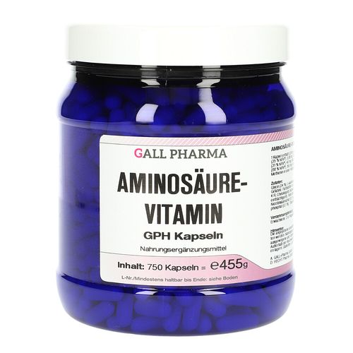 Aminosäure-Vitamin GPH Kapseln, 750 Stk., Hecht-Pharma GmbH Aminosäure-Vitamin GPH Kapseln, 750 Stk., Hecht-Pharma GmbH