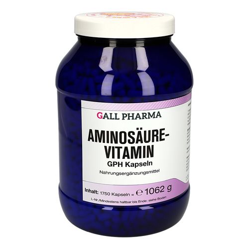 Aminosäure-Vitamin GPH Kapseln, 1750 Stk., Hecht-Pharma GmbH Aminosäure-Vitamin GPH Kapseln, 1750 Stk., Hecht-Pharma GmbH