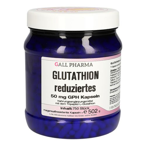 Glutathion reduziertes 50mg GPH Kapseln, 750 Stk., Hecht-Pharma GmbH