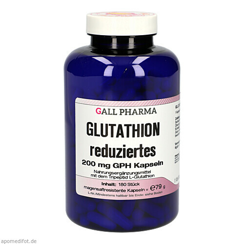 Glutathion reduziertes 200mg GPH Kapseln, 180 Stk., Hecht-Pharma GmbH
