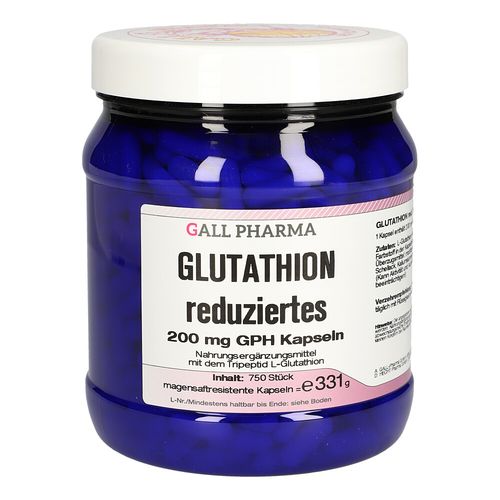 Glutathion reduziertes 200mg GPH Kapseln, 750 Stk., Hecht-Pharma GmbH