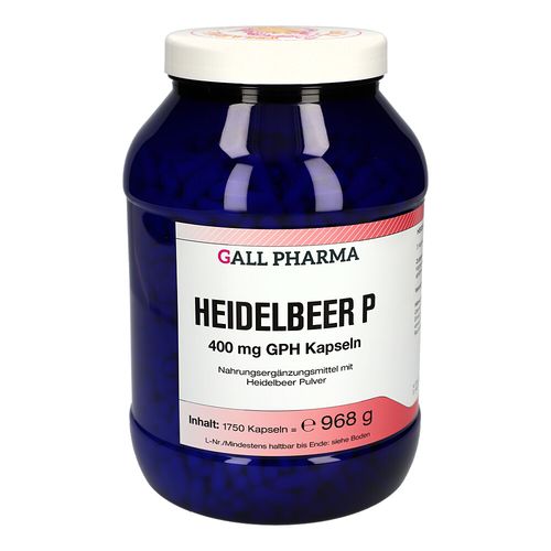 Heidelbeer P Kapseln, 1750 Stk., Hecht-Pharma GmbH