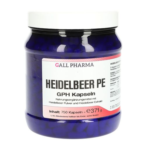 Heidelbeer PE Kapseln, 750 Stk., Hecht-Pharma GmbH