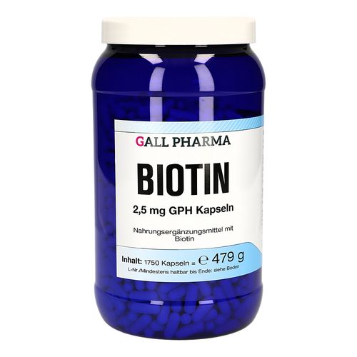 Biotin 2.5mg GPH Kapseln, 1750 Stk., Hecht-Pharma GmbH