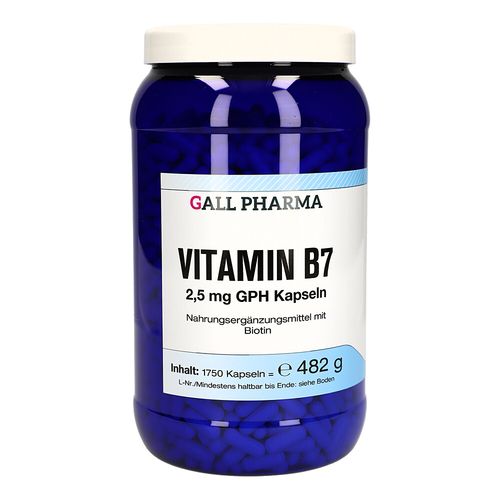 Vitamin B7 2.5mg GPH Kapseln, 1750 Stk., Hecht-Pharma GmbH