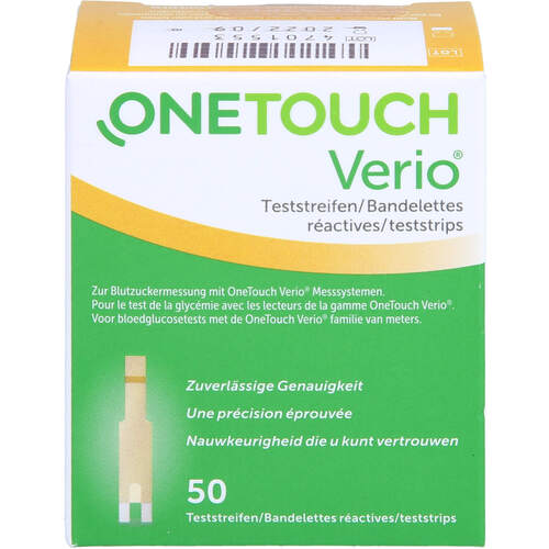 One Touch Verio Teststreifen, 50 Stk., Eurimpharm Arzneimittel GmbH