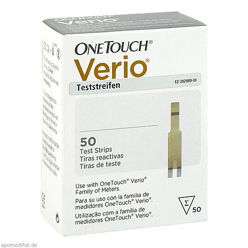 One Touch Verio Teststreifen, 50 ST, Eurimpharm Arzneimittel GmbH