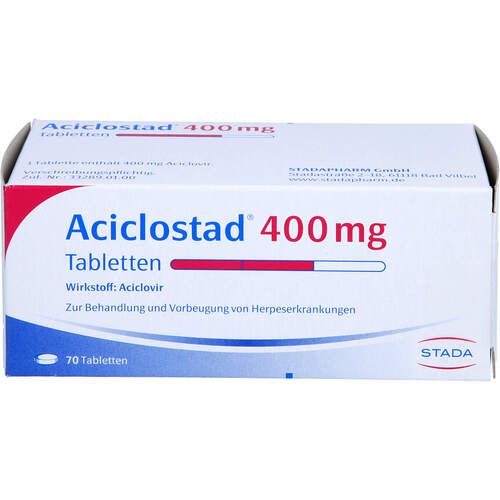 Aciclostad 400mg Tabletten, 70 Stk., STADAPHARM GmbH