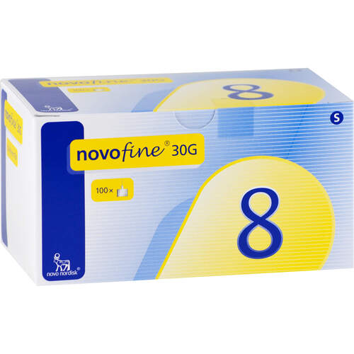Novofine 8mm 30G, 100 Stk., Ceylon Health Care GmbH