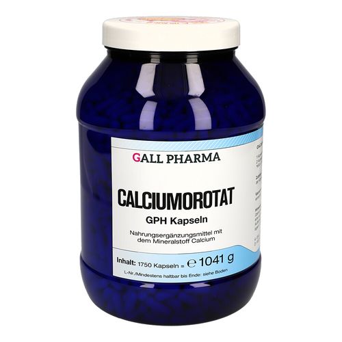 Calciumorotat 500mg GPH Kapseln, 1750 Stk., Hecht-Pharma GmbH