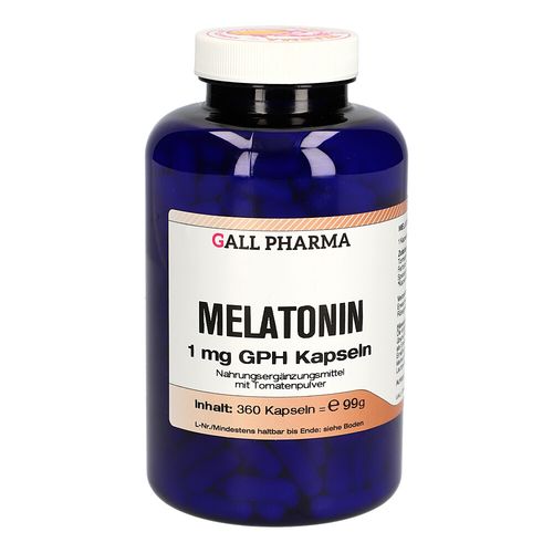 Melatonin 1mg GPH Kapseln, 360 Stk., Ogrefish Filmproduktions GmbH