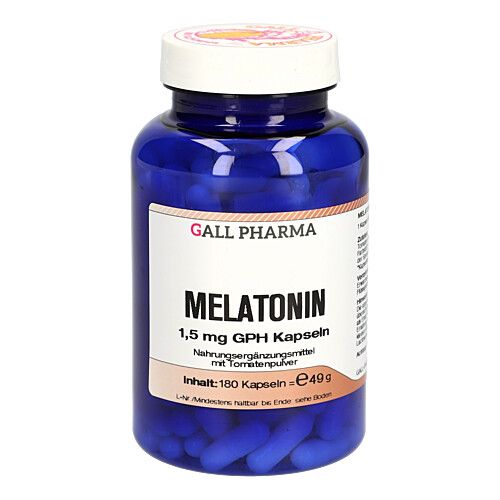 Melatonin 1.5mg GPH Kapseln, 180 Stk., Ogrefish Filmproduktions GmbH