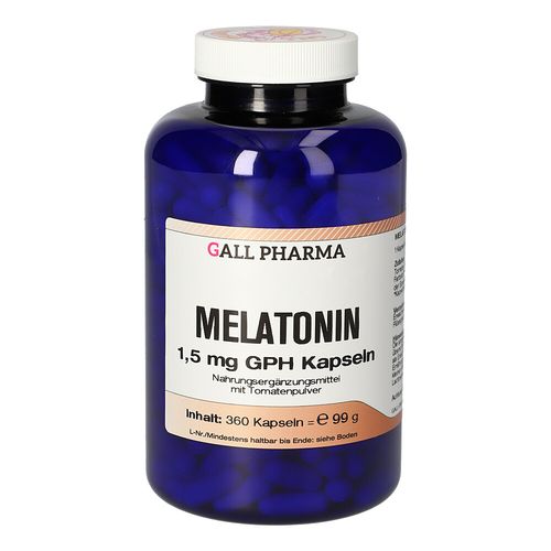Melatonin 1.5mg GPH Kapseln, 360 Stk., Ogrefish Filmproduktions GmbH