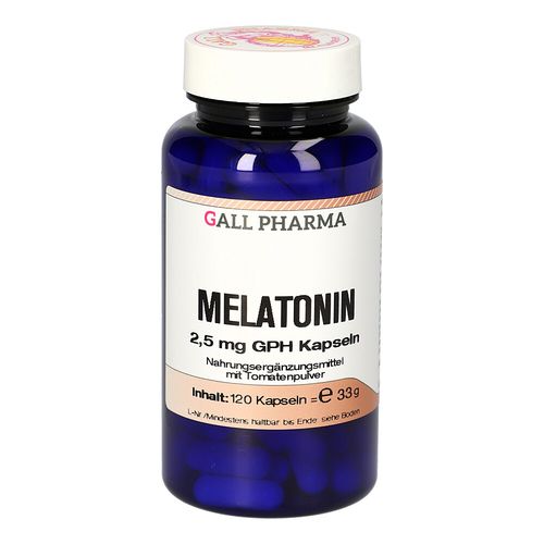 Melatonin 2.5mg GPH Kapseln, 120 Stk., Ogrefish Filmproduktions GmbH