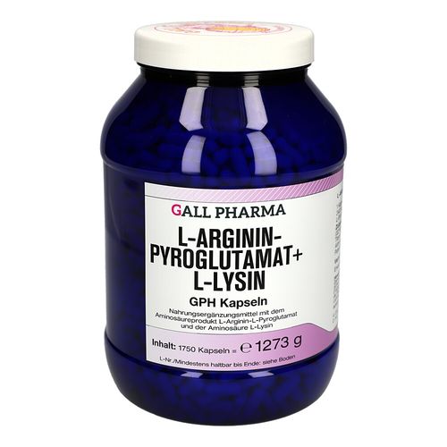 L-Argininpyroglutamat + L-Lysin GPH Kapseln, 1750 Stk., Hecht-Pharma GmbH