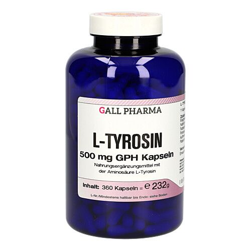 L-Tyrosin 500 mg GPH Kapseln, 360 Stk., Hecht-Pharma GmbH