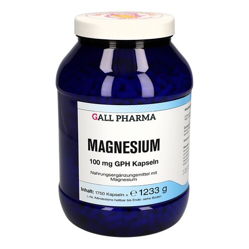 Magnesium 100 mg GPH Kapseln, 1750 Stk., Hecht-Pharma GmbH