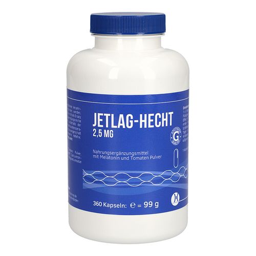 Jetlag-Hecht 2.5 mg Kapseln, 360 Stk., Hecht-Pharma GmbH