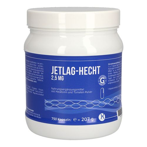 Jetlag-Hecht 2.5 mg Kapseln, 750 Stk., Hecht-Pharma GmbH