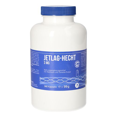 Jetlag-Hecht 3 mg Kapseln, 360 Stk., Hecht-Pharma GmbH