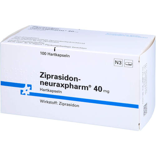 Ziprasidon-neuraxpharm 40 mg, 100 Stk., neuraxpharm Arzneimittel GmbH